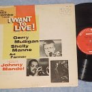I WANT TO LIVE!--Special Mono 1958 Jazz Edition Sdk LP