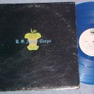U.S. APPLE CORPS-s/t NM/VG+ 1970 Blue Vinyl WL Promo LP