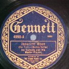 78-JOE SAMUELS--JAPANESE MOON--1922--Gennett 4998--VG++
