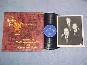 GOLDEN FOX PRESENTS VITO MAMONE-LP-PressPhoto-Albany,NY