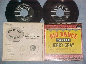Dbl EP w/PS--JERRY GRAY--BIG DANCE TONITE--1958--Decca