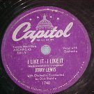 78--JERRY LEWIS--I'LL TELL A POLICEMAN ON YOU/I LIKE IT