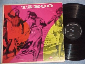 TABOO--NM/VG+ 1959 LP-Native African Music-Riviera--#1