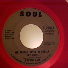45-YVONNE FAIR-WE SHOULD NEVER-Soul 35075-WLP-Red Vinyl
