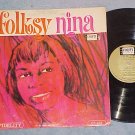 NINA SIMONE--FOLKSY NINA--1964 LP--Colpix CP-465