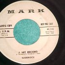 45-HARDROCK--A HIT RECORD-Mark 142--Utica, NY--WL Promo