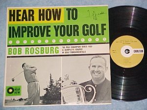 HEAR HOW TO IMPROVE YOUR GOLF--NM/VG++ 1960 Carlton LP