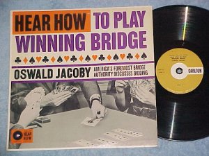HEAR HOW TO PLAY WINNING BRIDGE-NM Mono 1960 Carlton LP