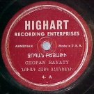 Armenian 78--CHOPAN BAYATY--Highart (High Art) 4-A/1-B