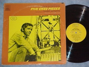 FIVE EASY PIECES--NM/VG+ 1971 Sdk LP--Jack Nicholson