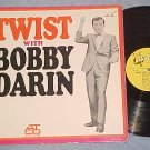 TWIST WITH BOBBY DARIN--VG+ 1961 LP-Yellow Harp Lbl--#2