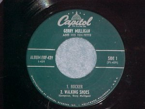 EP--GERRY MULLIGAN & TEN-TETTE--Capitol 439, Record #1