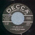 EP--JERI SOUTHERN--s/t--Decca ED-640/91253--'50's--VG+