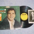 GEORGE MAHARIS SINGS!--VG+ Stereo 1962 LP w/Bonus Photo