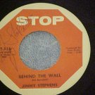 NM AUTOGRAPH 45-JIMMY STEPHENS-BEHIND THE WALL-Stop 116