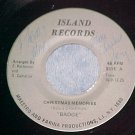 BADGE-CHRISTMAS MEMORIES-Island Records-1980--Autograph