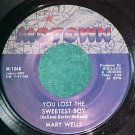 45-MARY WELLS-YOU LOST THE SWEETEST BOY-'63-Motown-VG++