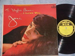 JONI JAMES-TI VOGLIO BENE--VG+ 1958 LP-MGM Yellow label