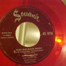 Red Vinyl 45--AMBY HUGHES--THAT OLD BLACK MAGIC--1953