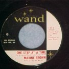 45-MAXINE BROWN-ONE STEP AT A TIME-1965-Wand 185-Copy#2