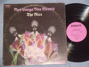 THE NICE--ARS LONGA VITA BREVIS--NM/VG+ LP on Immediate