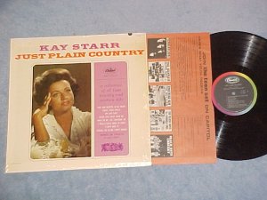 KAY STARR-JUST PLAIN COUNTRY--NM shrink 1962 LP-Capitol