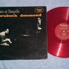 DAVE BRUBECK QUARTET--JAZZ AT STORYVILLE--Red Vinyl LP