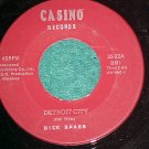 45--DICK SPASS--DETROIT CITY--Casino Records 33-22--NM