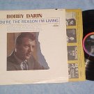 BOBBY DARIN-YOU'RE THE REASON I'M LIVING-VG++/VG 1963LP