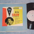 THIS IS ARTIE SHAW-10" VG+ 1952 LP--RCA Victor LPT-3003