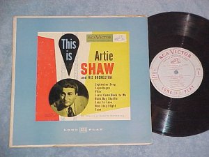 THIS IS ARTIE SHAW-10" VG+ 1952 LP--RCA Victor LPT-3003