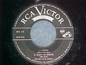 EP--ARTIE SHAW--FOUR STAR FAVORITES--1952--RCA EPA-85