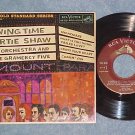 EP w/PS--ARTIE SHAW--SWING TIME--1959--RCA EPA-5110--NM