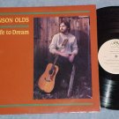ANSON OLDS--SAFE TO DREAM--NM/VG++ 1988 Private Folk LP