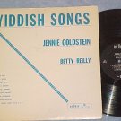 JENNIE GOLDSTEIN AND BETTY REILLY-YIDDISH SONGS-De Luxe