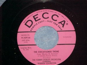 45--TOMMY DORSEY--EXECUTIONER THEME--Pink Label Promo