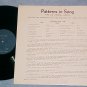 JM CHORAL GROUP-PATTERNS IN SONG-NM/VG+ '60 Catholic LP