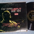 BURL IVES-FOLK SONGS-DRAMATIC AND HUMOROUS--10" 1953 LP
