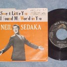 45 w/PS-NEIL SEDAKA-SWEET LITTLE YOU--1961-RCA--VG/VG++