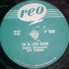 Canada 78-FATS DOMINO--I'M IN LOVE AGAIN--Reo 8095--VG+