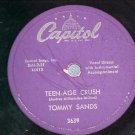 78--TOMMY SANDS--TEENAGE CRUSH--1957--Capitol 3639--VG
