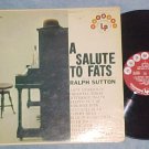 RALPH SUTTON--A SALUTE TO FATS (WALLER)--Solo Piano LP
