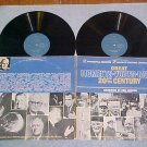 GREAT MOMENTS, VOICES, MUSIC OF THE 20th CENTURY-Dbl LP