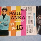 PAUL ANKA SINGS HIS BIG 15--VOL. 3--VG++ Mono 1962 LP