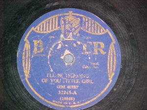 78-GENE AUTRY-I'LL BE THINKING../DAVIS TRIO-Banner32245