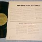 REALISTIC STEREO TEST RECORD-NM/VG+ 1969 LP-Radio Shack