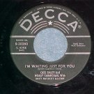 45-CASS DALEY,HOAGY CARMICHAEL-I'M WAITING JUST FOR YOU