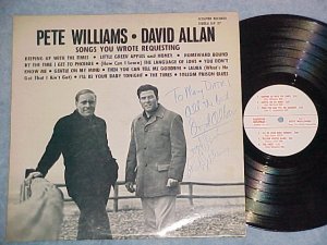 PETE WILLIAMS AND DAVID ALLAN-Private Schenectady,NY LP