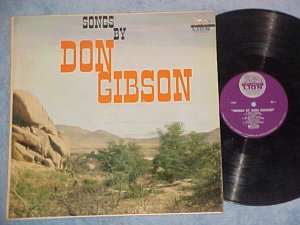 SONGS BY DON GIBSON--Self Titled VG+ 1958 LP on Lion