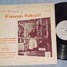 Gabrieli: Seven Canzonas--NY Brass Ensemble--Stereo LP